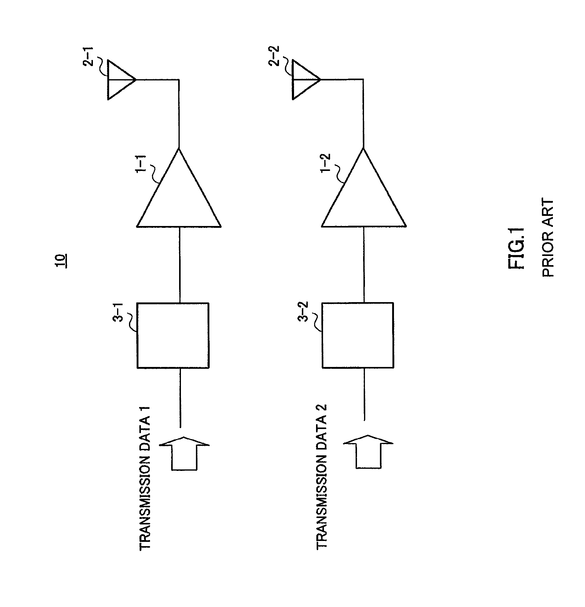 MIMO transmitter