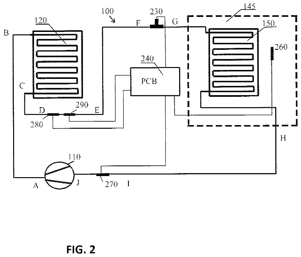 Digital controlled solenoid capillary tube metering devices of refrigeration systems