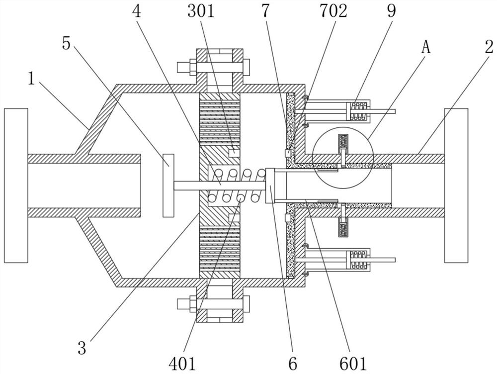 High-safety pipeline flame damper