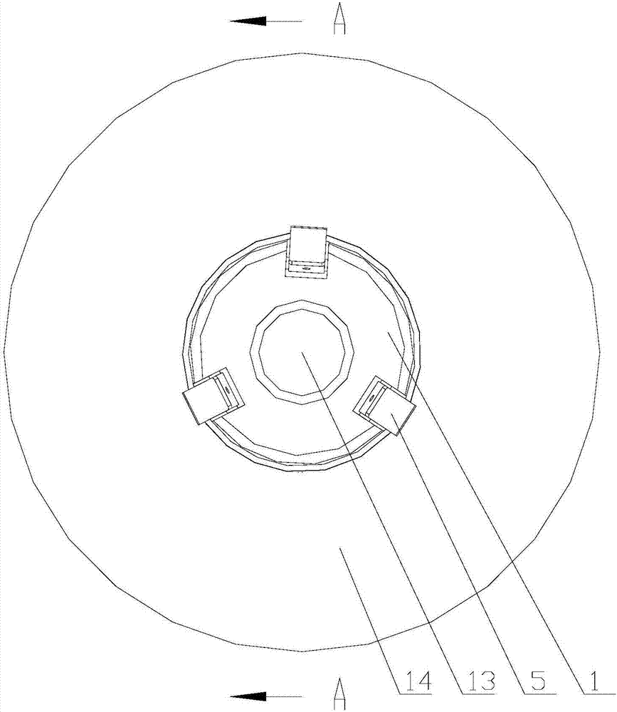 Quick roll replacing packaging tape chuck