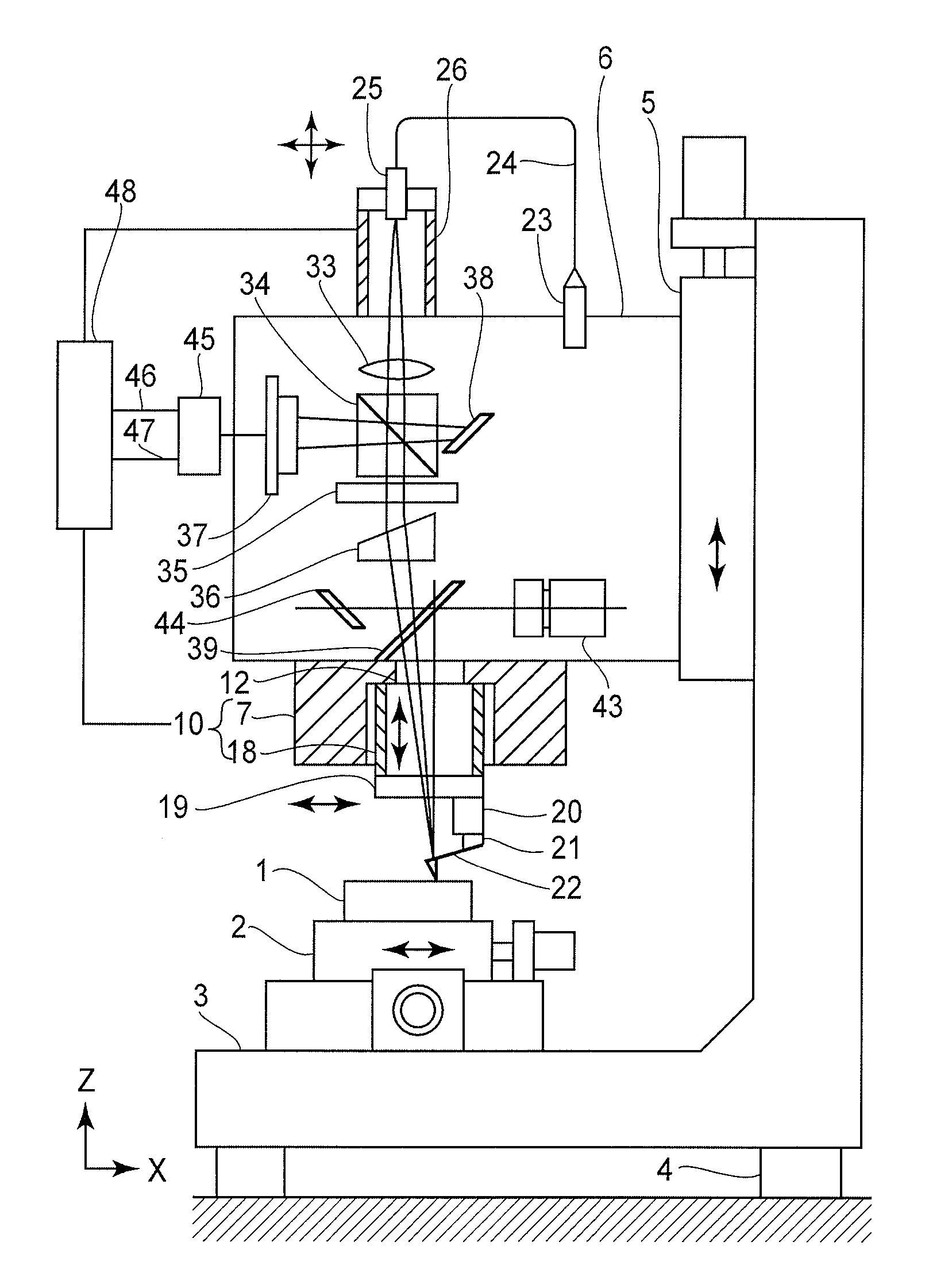 Atomic force microscope