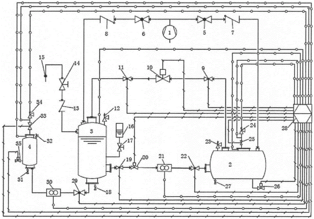 Gas-liquid-dual-purpose safety valve discharge capacity test device and test method