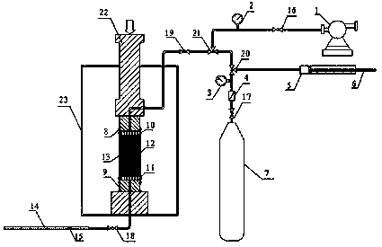 System and method for accurately measuring dynamic change of porosity of loaded coal rock