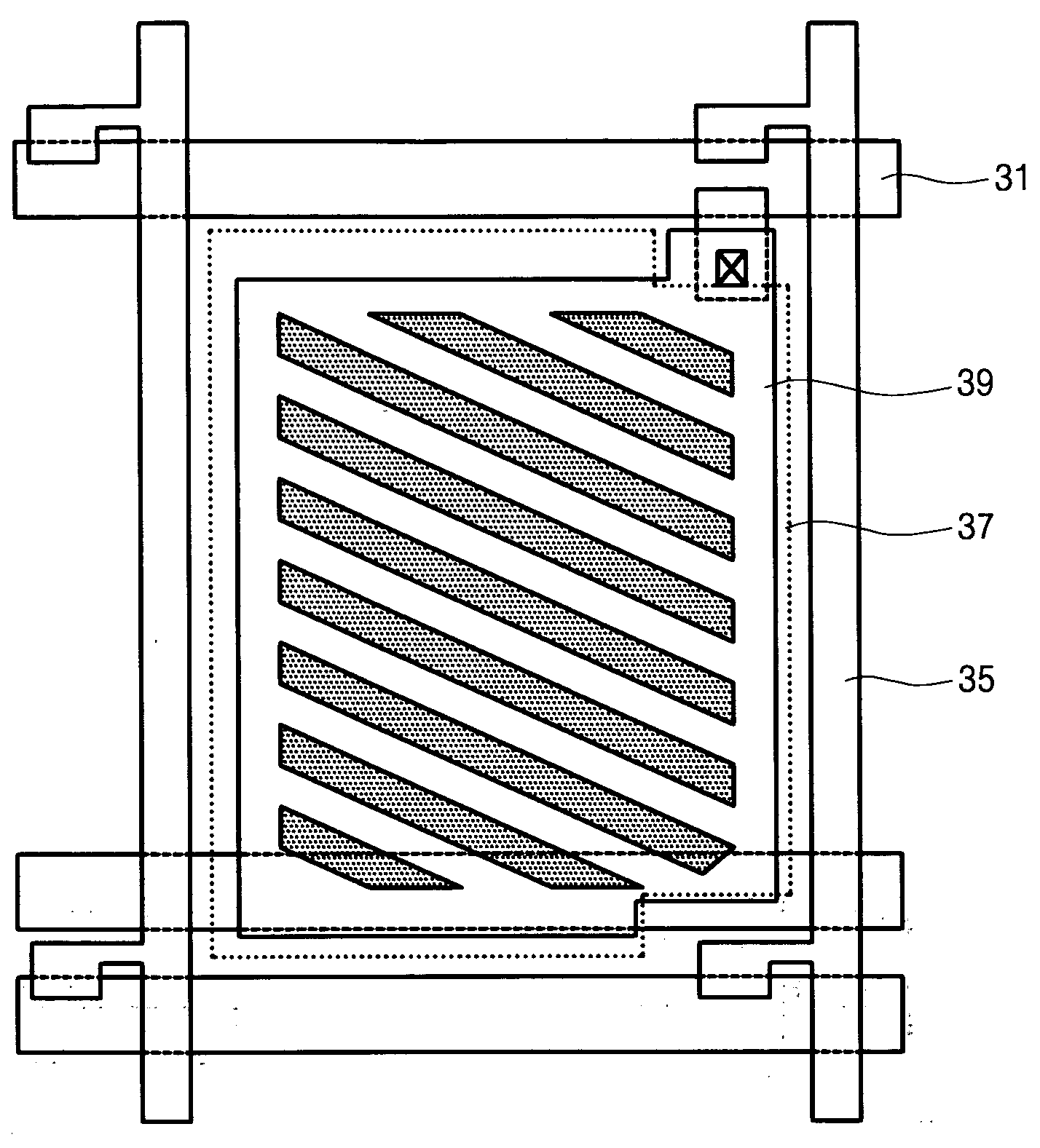 FFS mode liquid crystal display