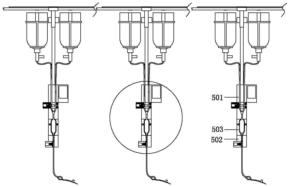 Control system capable of guaranteeing infusion safety