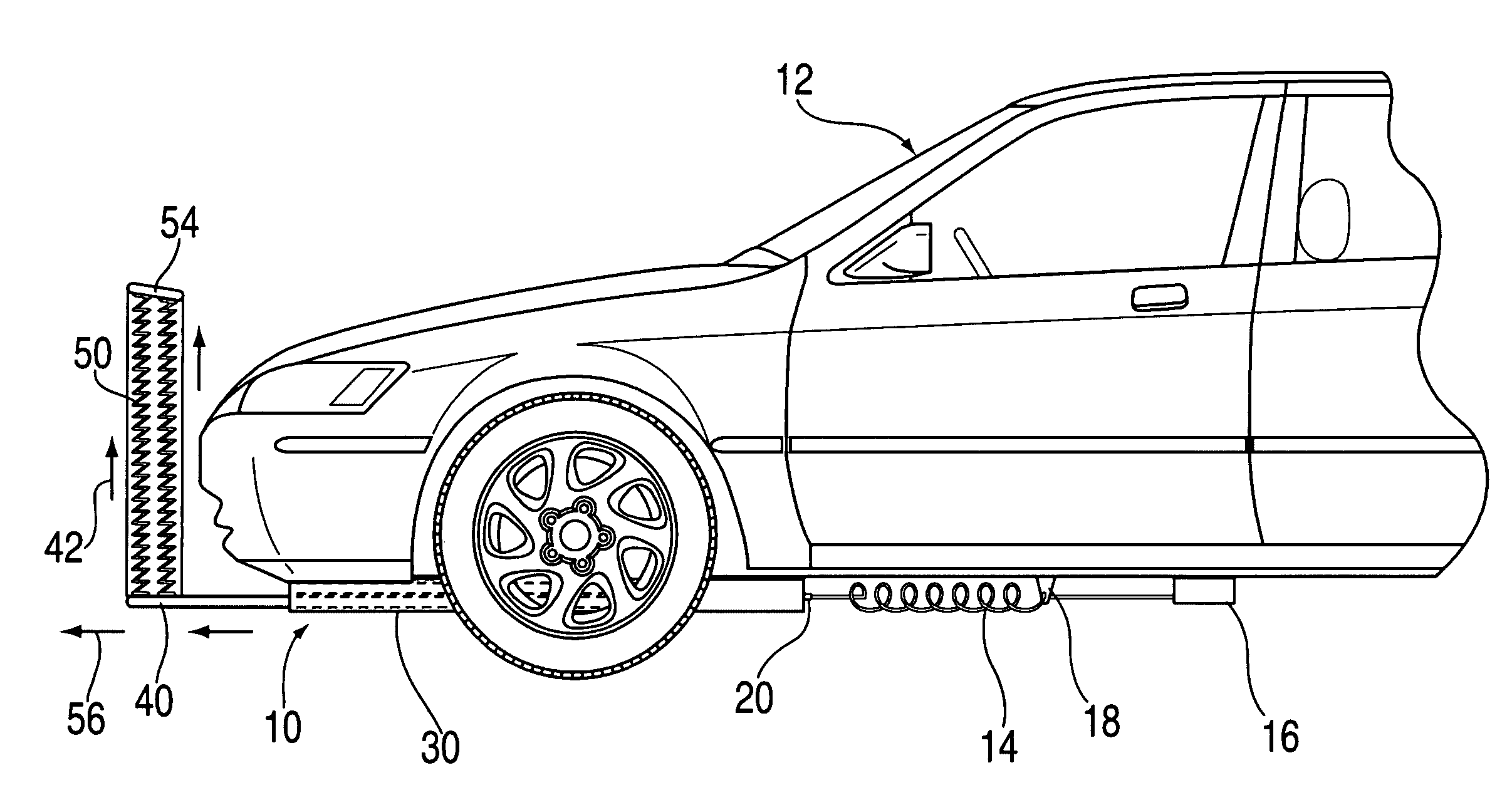 Pedestrian vehicle collision safety system