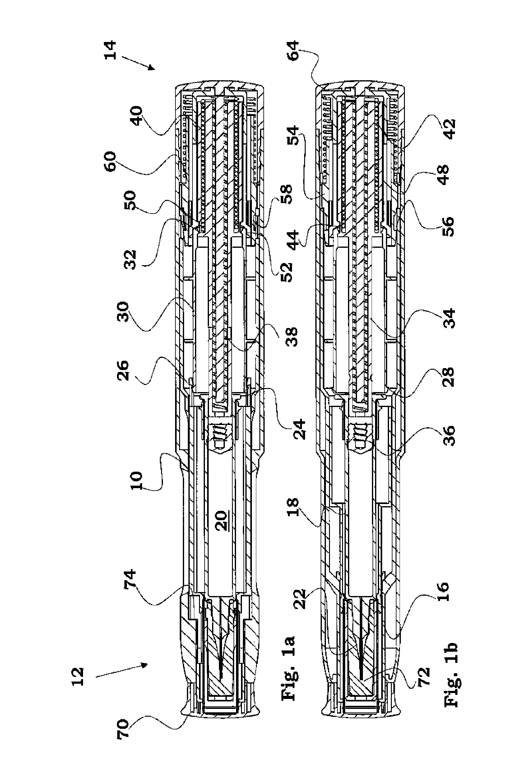 One Shot Injector with Dual Springs