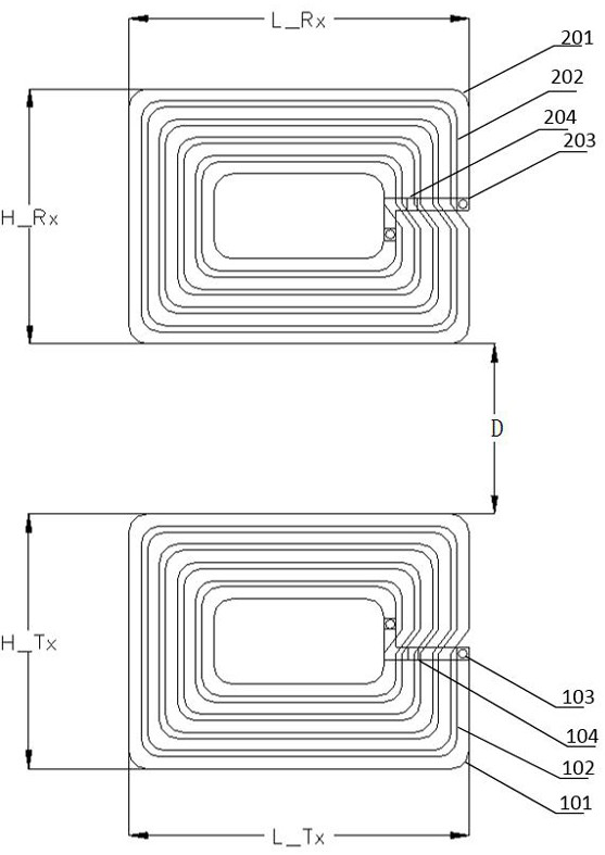 Magnetic resonance wireless charging system for prolonging transverse coupling distance of transmitting and receiving antenna