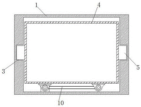 Bus-mounted hard disk video recorder installation bracket