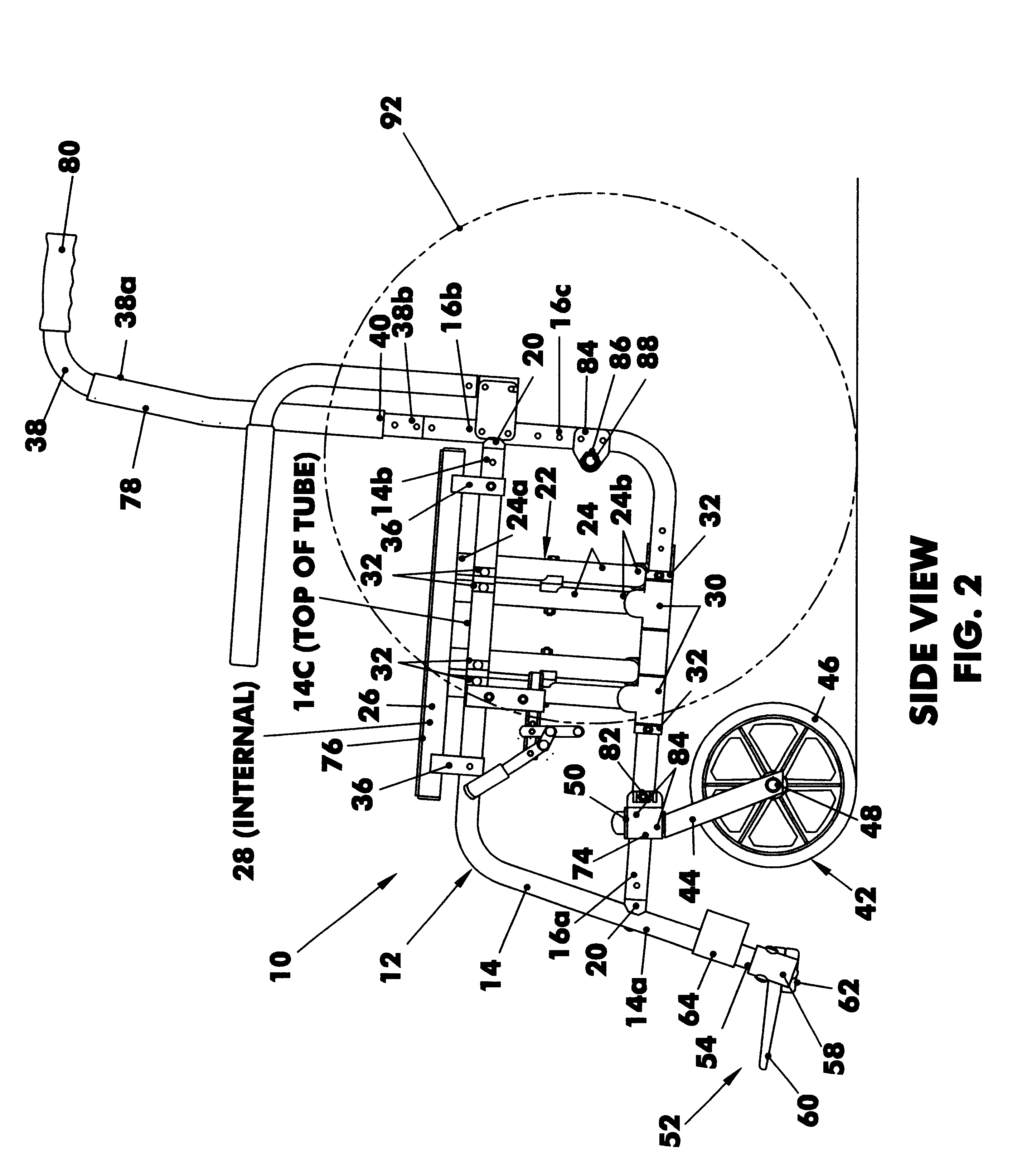 Convertible wheelchair