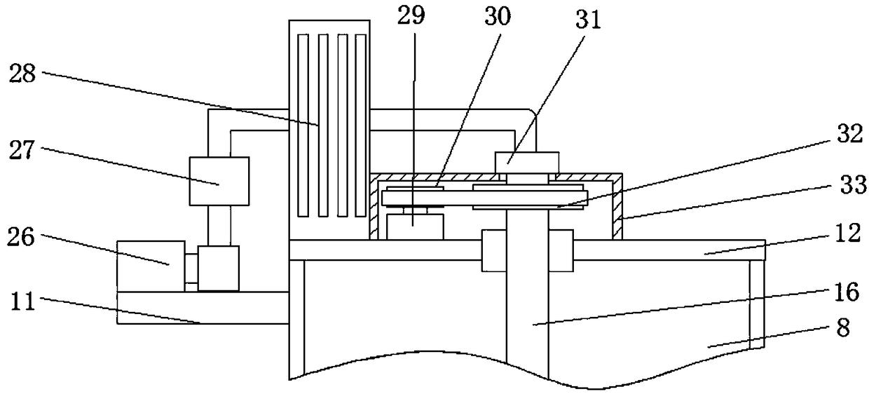 Anti-blockage sewage treatment device based on microorganism degradation