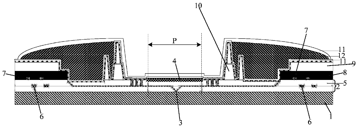 OLED display substrate and preparation method thereof and display device