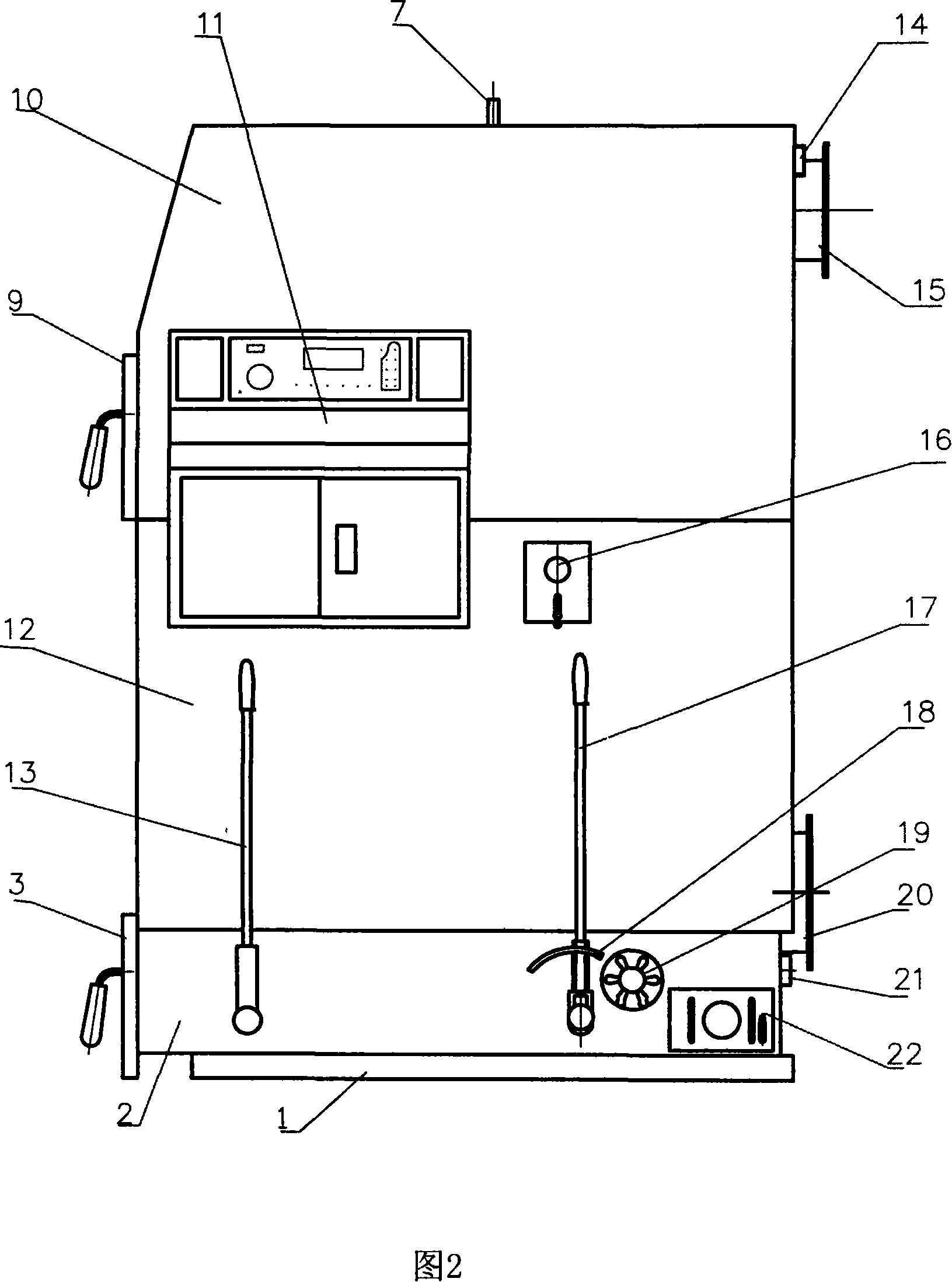 Biomass gasification automatic-control boiler