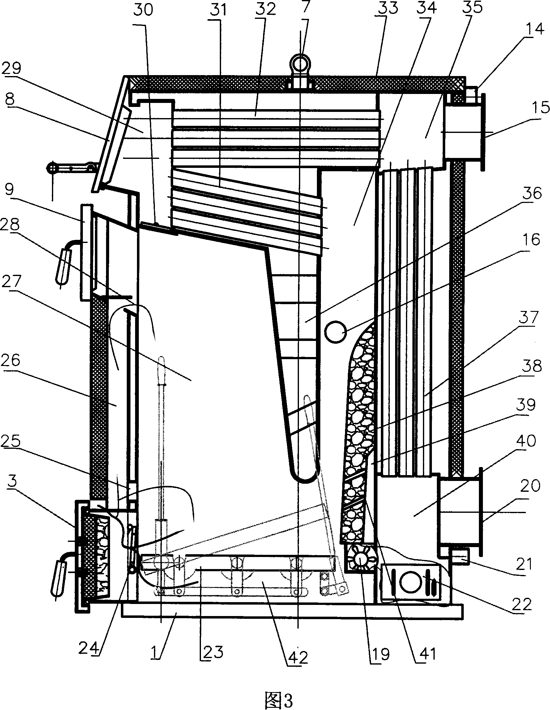 Biomass gasification automatic-control boiler