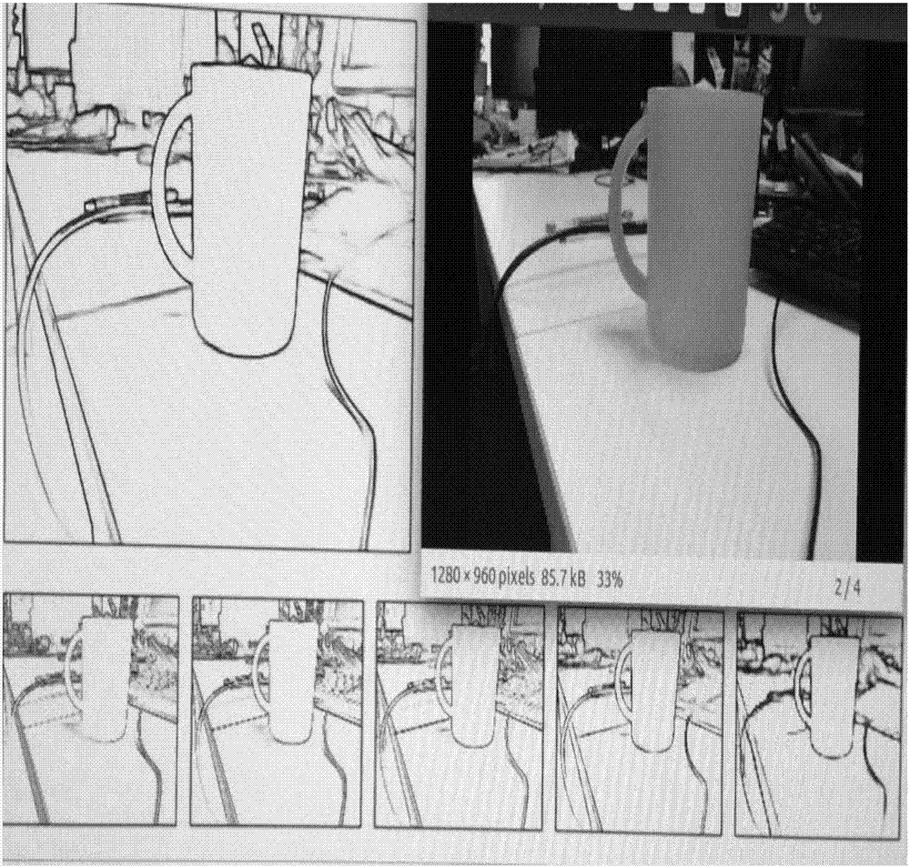 Visual data processing method facing intelligent robot and apparatus thereof