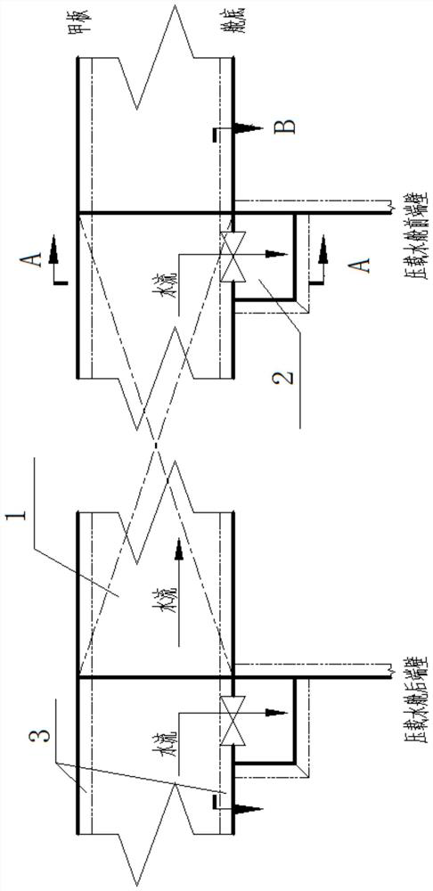 Rapid emptying ballast tank