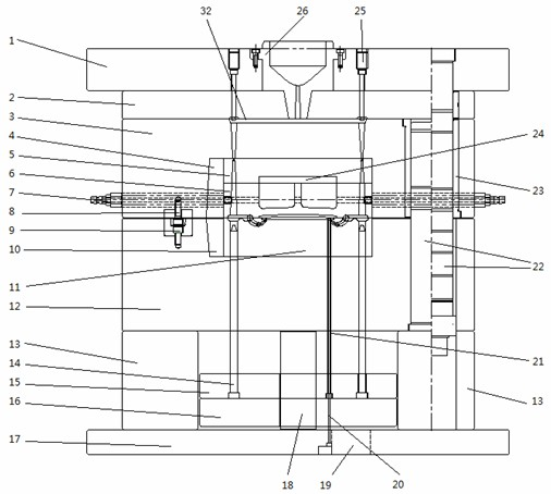 High-brightness non-melted mark steam injection mold and using method thereof