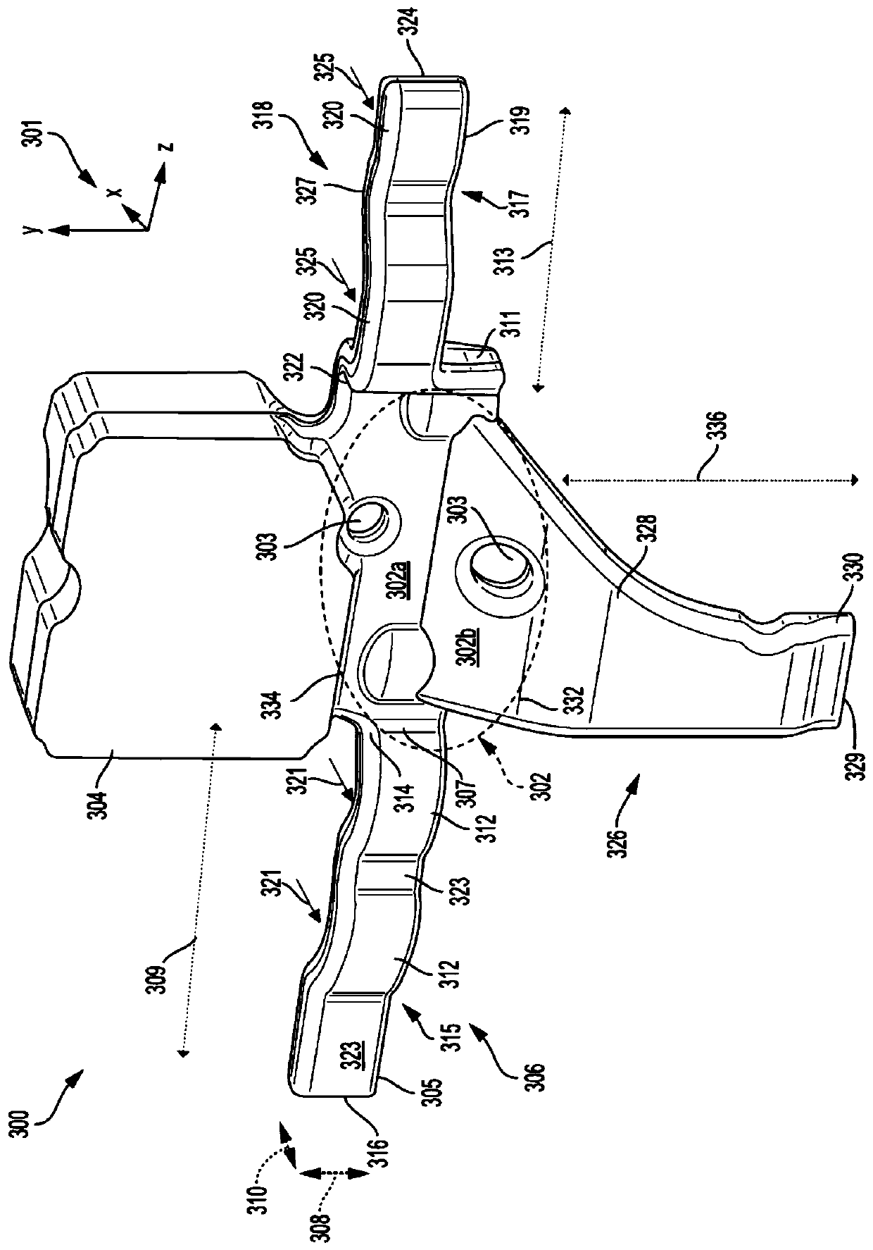 Ducted positive crankcase ventilation plenum