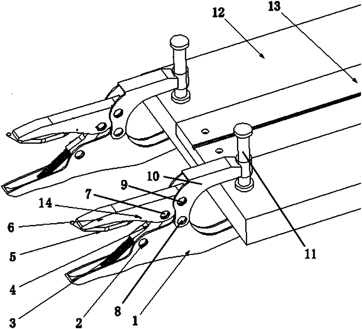 A special fixture for welding test plate