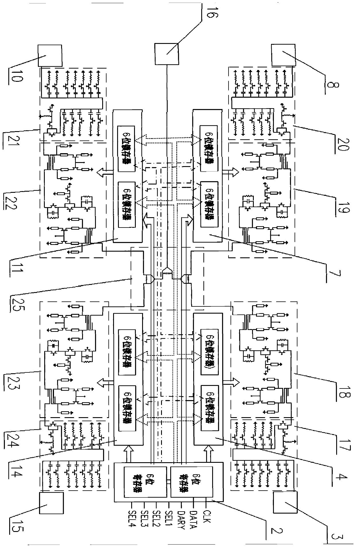 Millimeter wave multi-channel multifunctional SOC chip