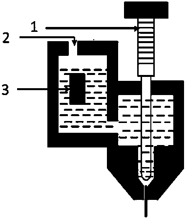 Inner heat insulation layer 3D printing system and method for solid rocket engine