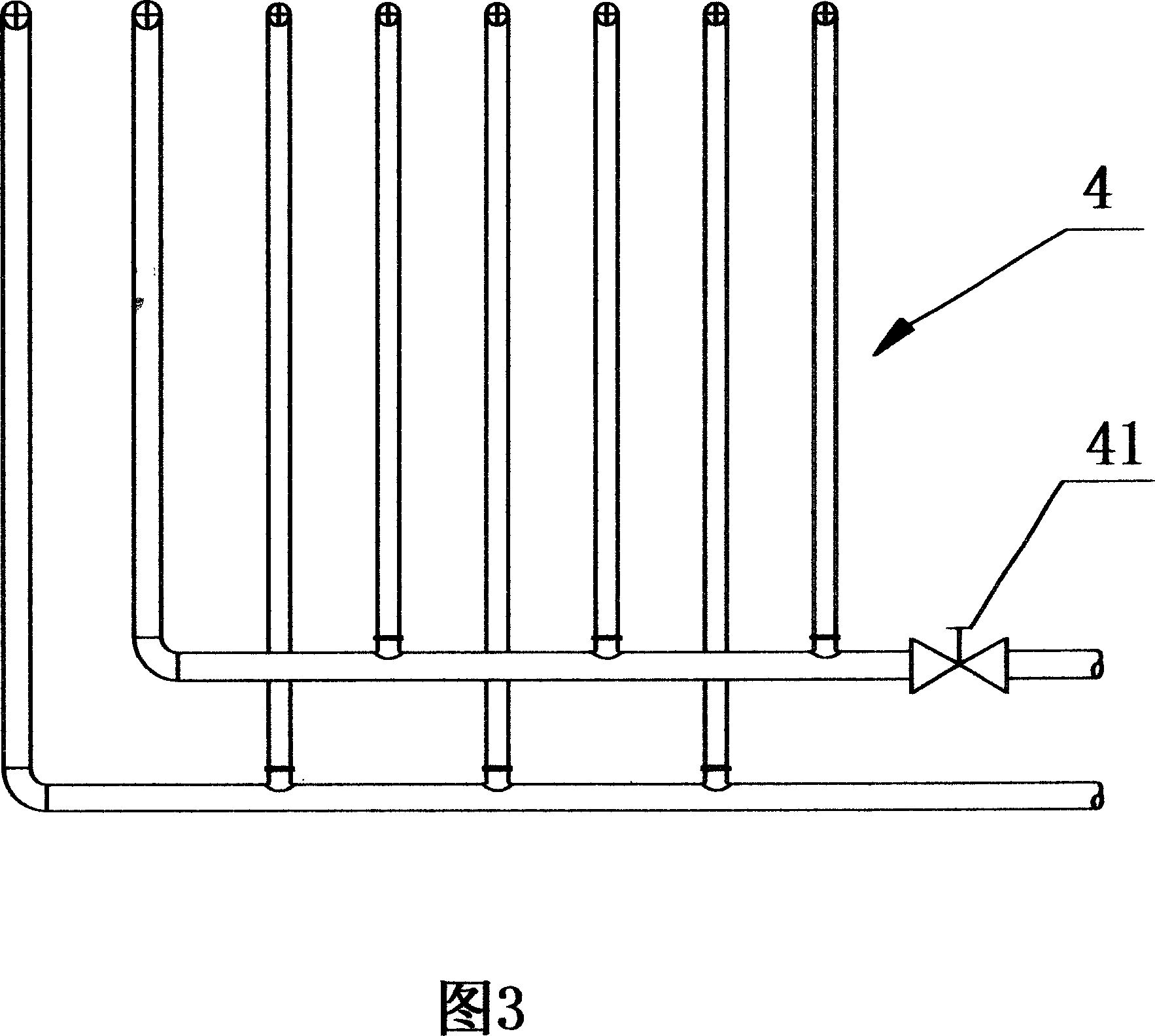 Centralized type sunshade refrigerating and heating system and operation method thereof