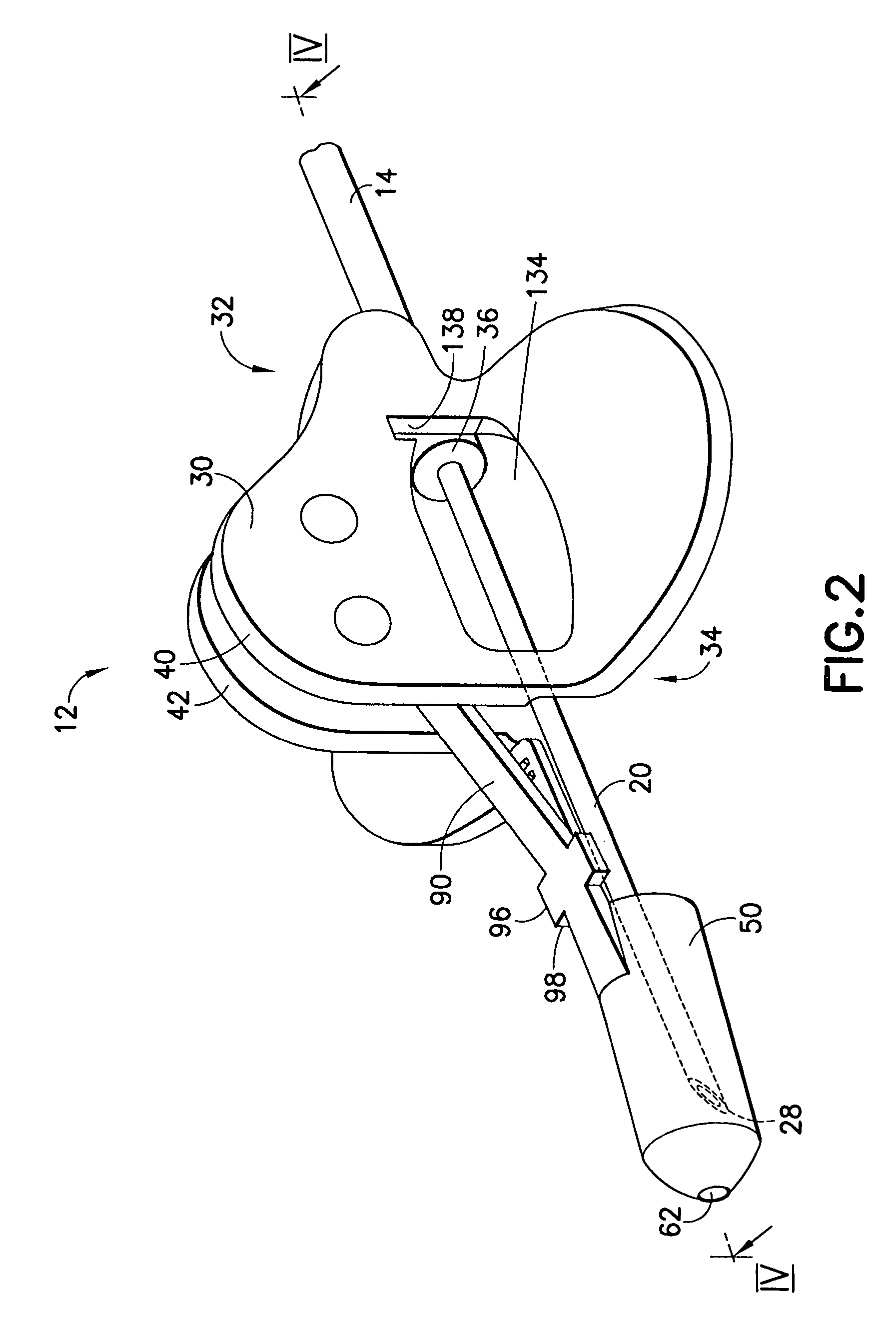 Forward blunting wingset with leaf spring driven shield