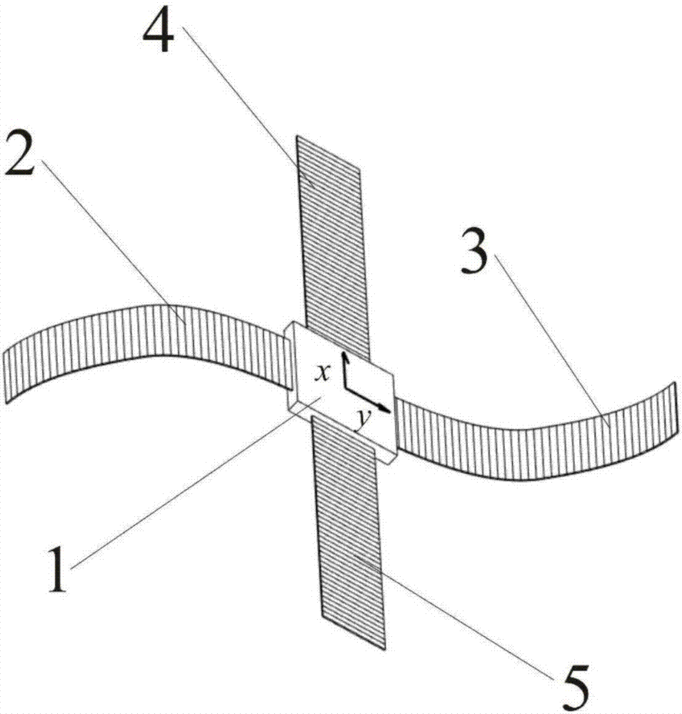 Chip satellite based on electrical activity polymer and attitude control method of chip satellite