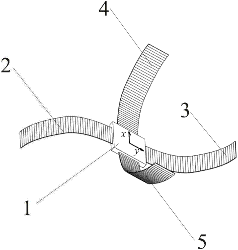 Chip satellite based on electrical activity polymer and attitude control method of chip satellite