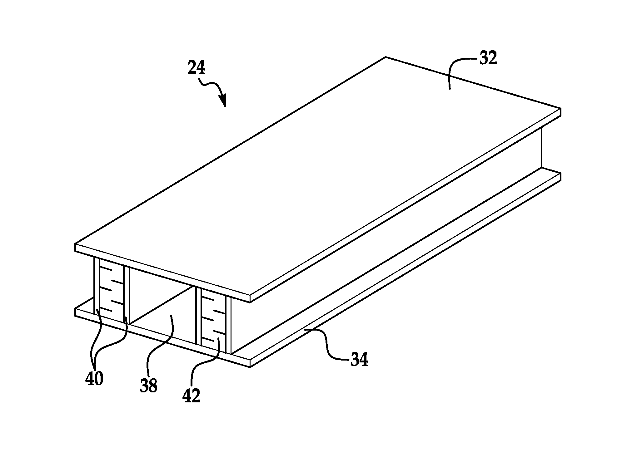 Structural flooring panel and floor structure incorporating the same