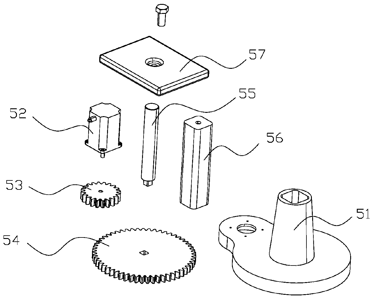 Automobile tire assembling and disassembling tool