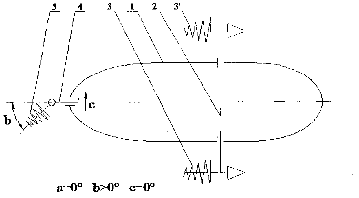 High-speed ship on basis of double inclinable screw propellers