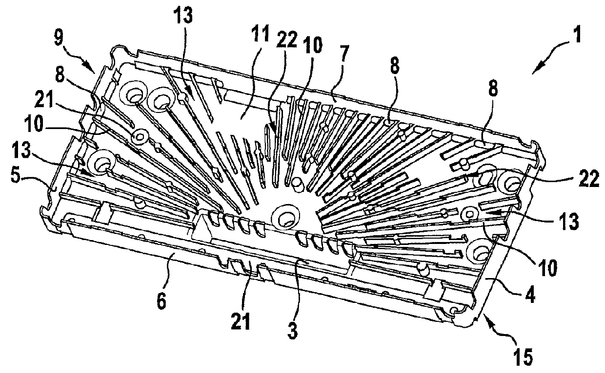 Carrier for a display module and display apparatus having such a carrier