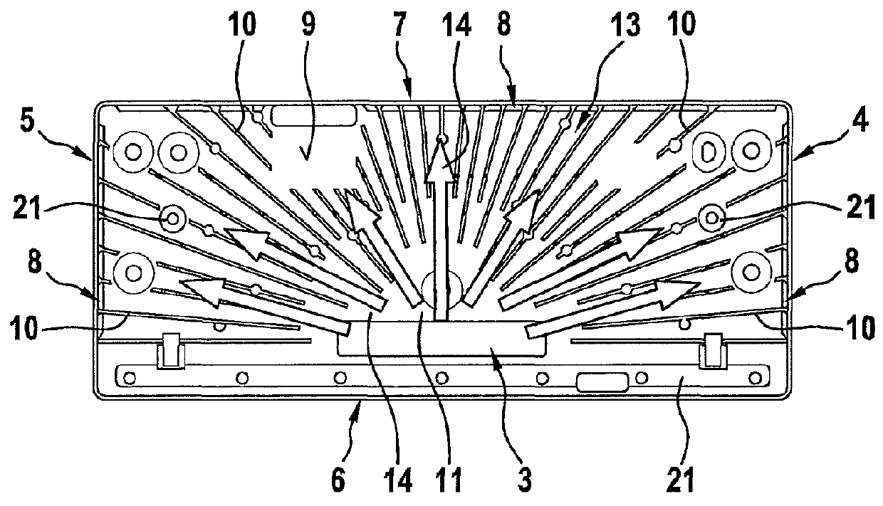 Carrier for a display module and display apparatus having such a carrier