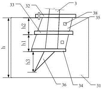 Anticorrosion assemblage supporting mechanism system used for power supply system and having tilting early warning function