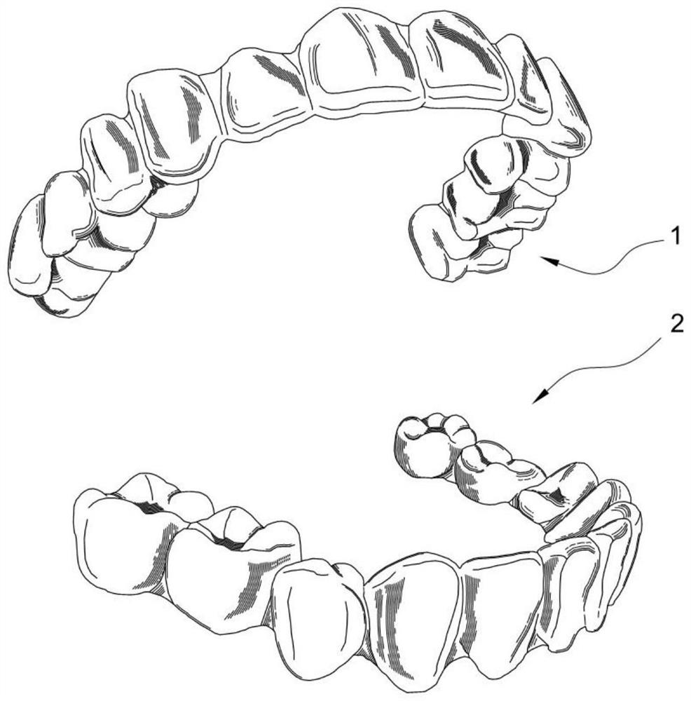 Invisible orthodontic appliance for dental orthodontics and manufacturing method of invisible orthodontic appliance