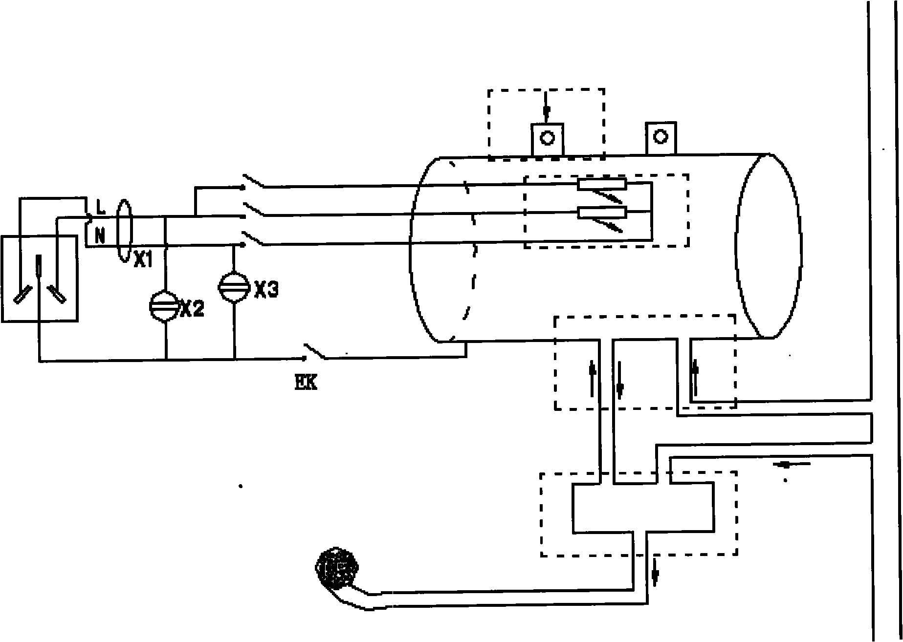 Intelligent electric leakage detection protecting device