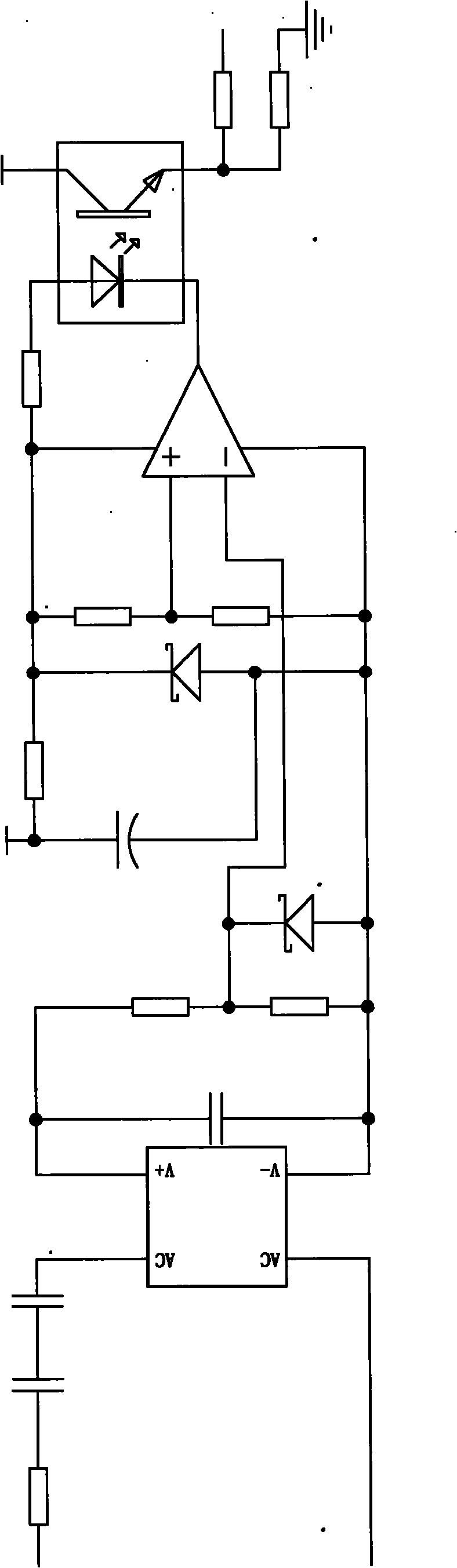 Intelligent electric leakage detection protecting device