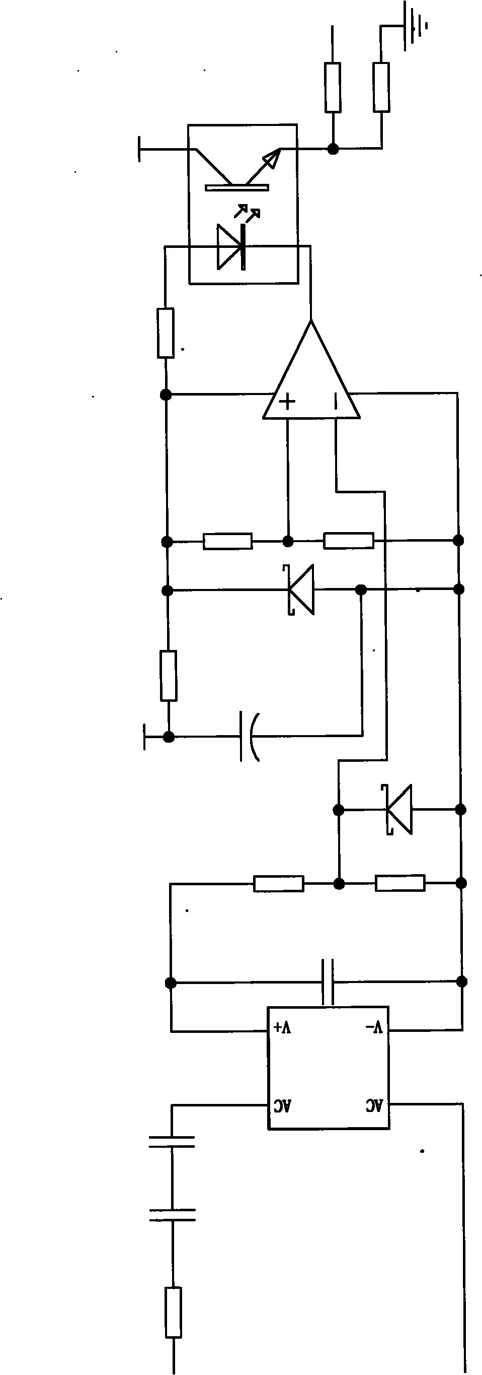 Intelligent electric leakage detection protecting device