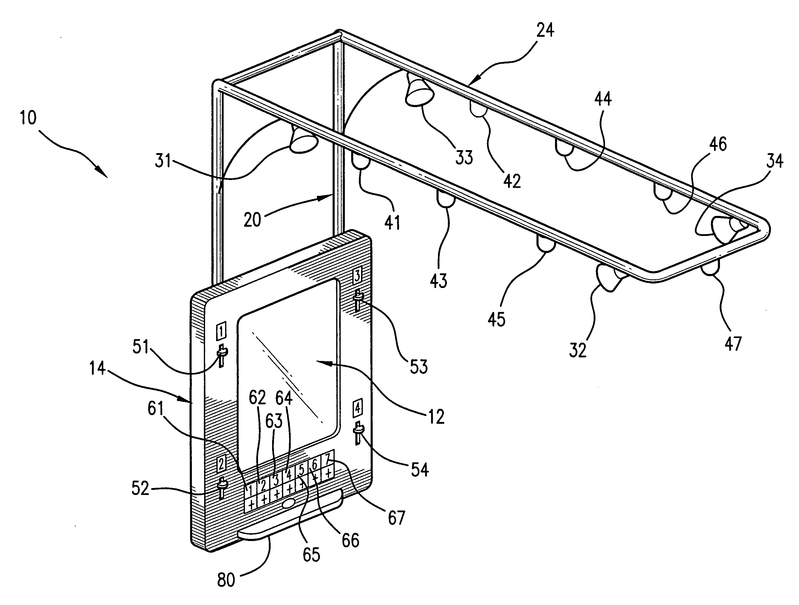 Personal grooming visual display system