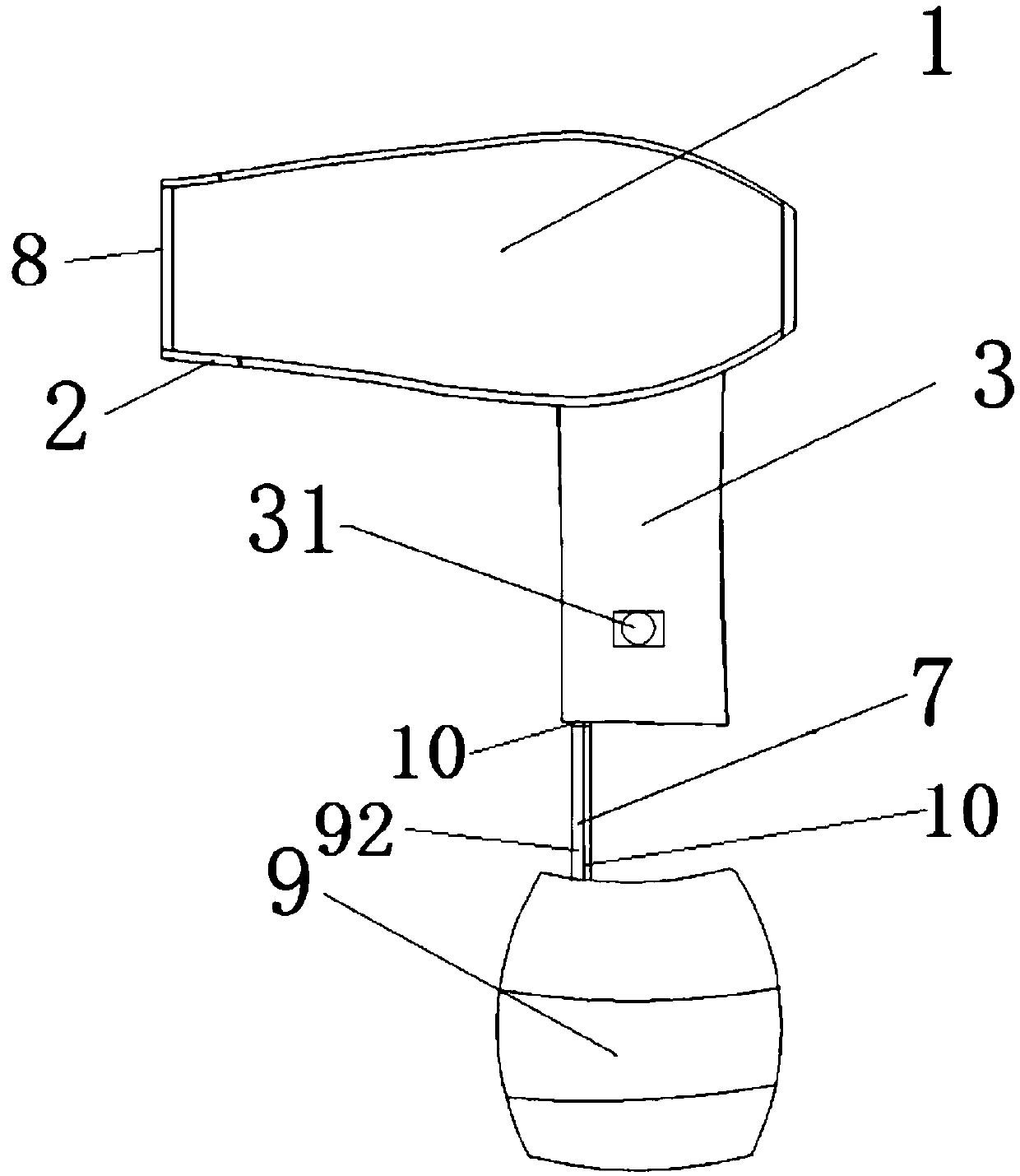 Hand-held equipment with cleaning, air-drying and spraying function