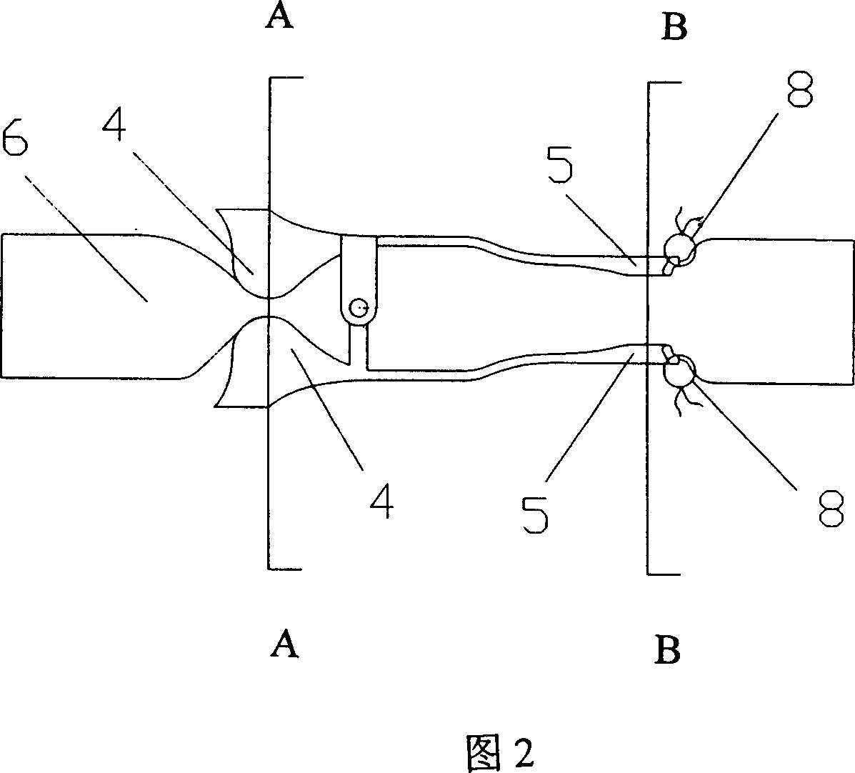 Indirect artificial valva outside vein