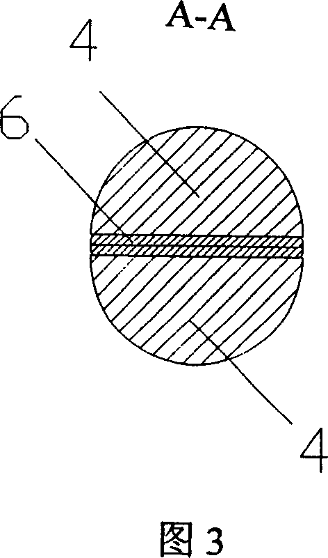 Indirect artificial valva outside vein