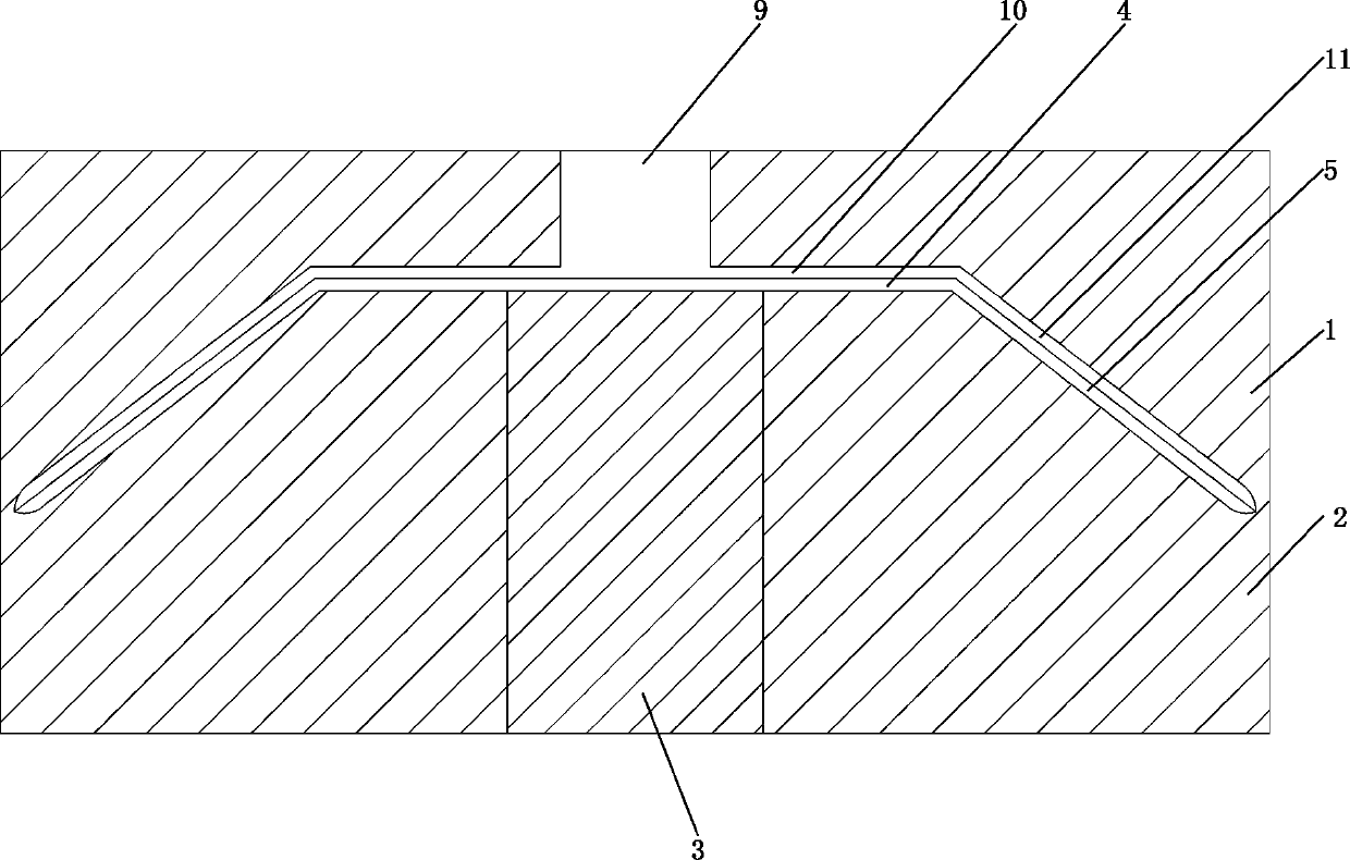 A toothpick mold with interdental brush and its manufacturing method