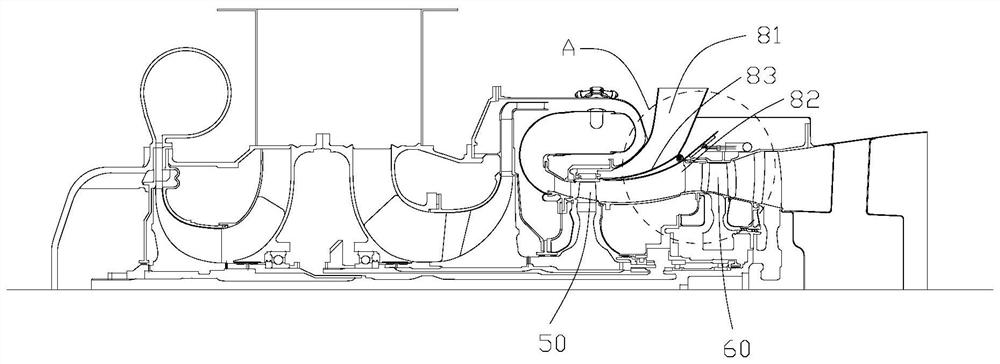 Auxiliary power device and exhaust control method of auxiliary power device