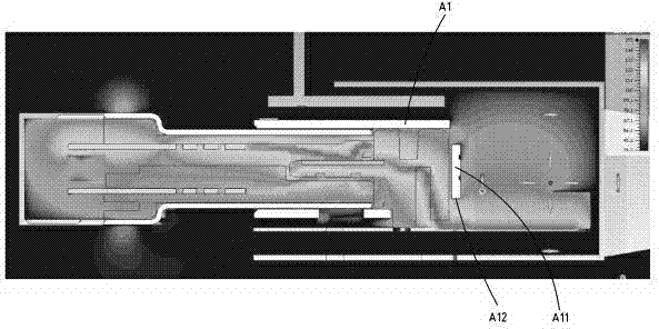 Housing structure of socket electric connector