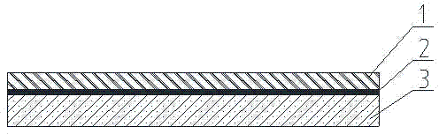 Polyester composite film applied to extrusion coating type packaging bags and preparation method of polyester composite film