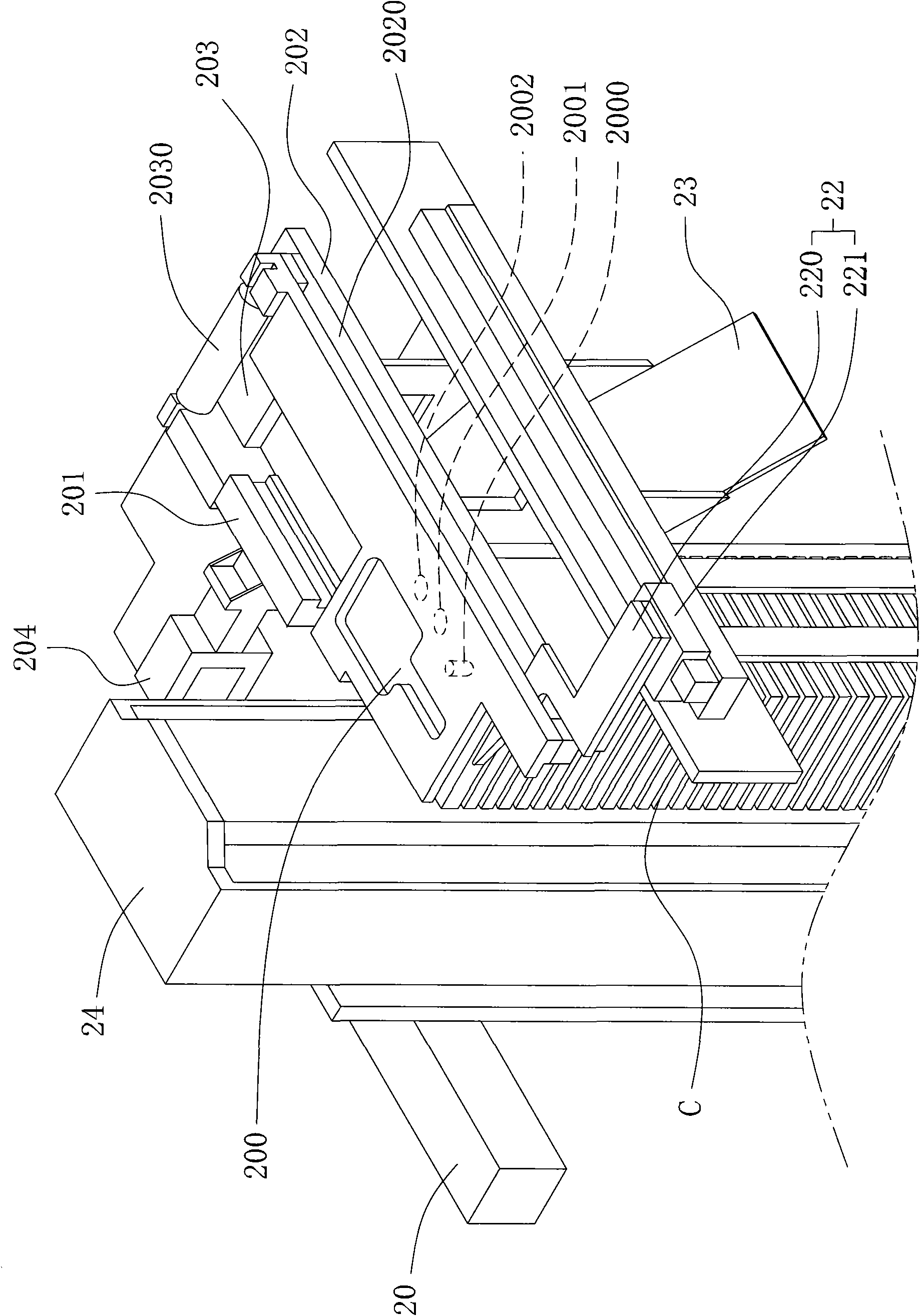 Automatic card dispenser and automatic card sending method thereof