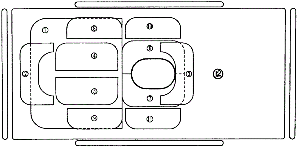 Airbag type multifunctional air cushion bed