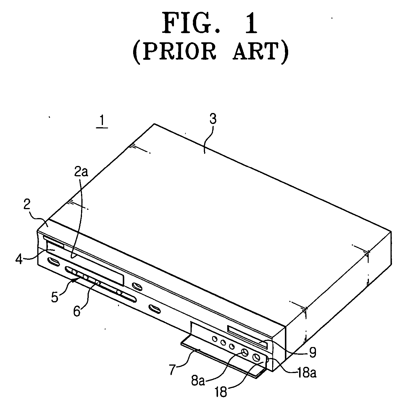 Door opening and closing device and electronic apparatus having the same